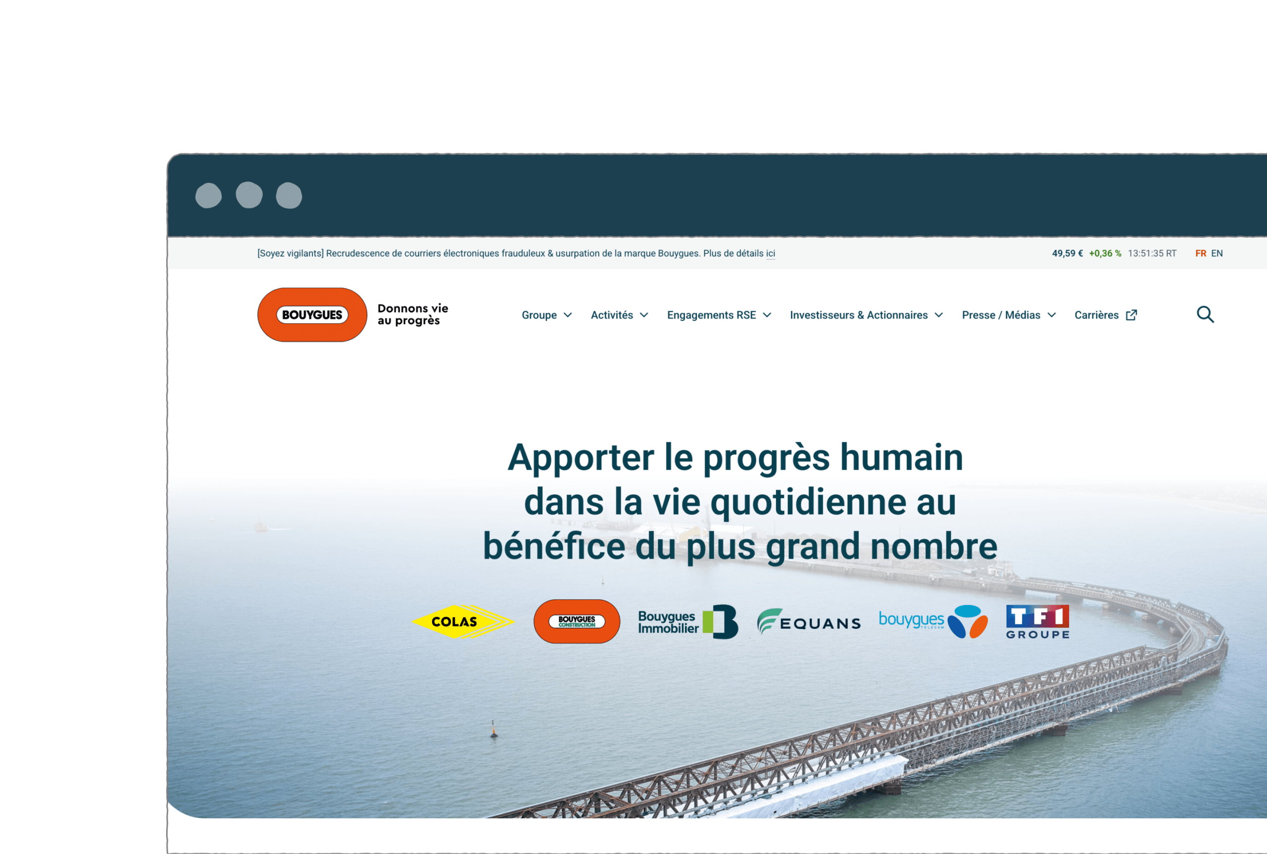 Refonte du site Bouygues : migration FSE et réduction de la dette technique