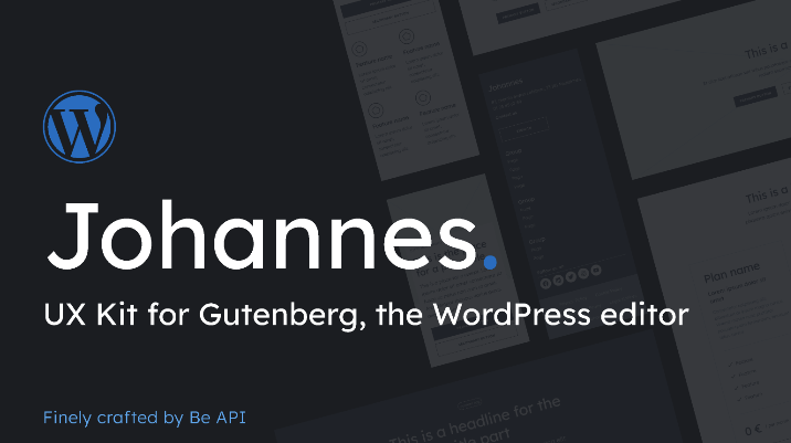 johannes ux kit figma wordpress